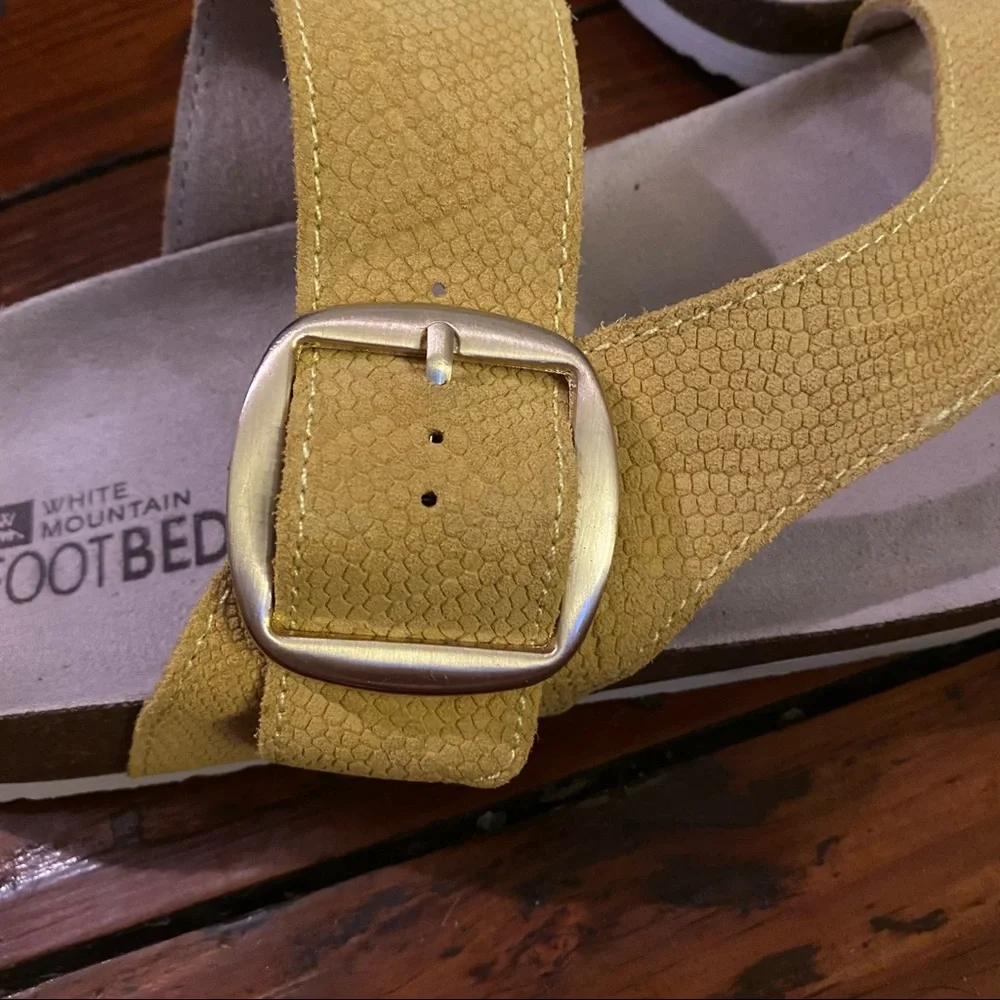 White Mountain Footbeds Harley Sandals Size 11 NWOB